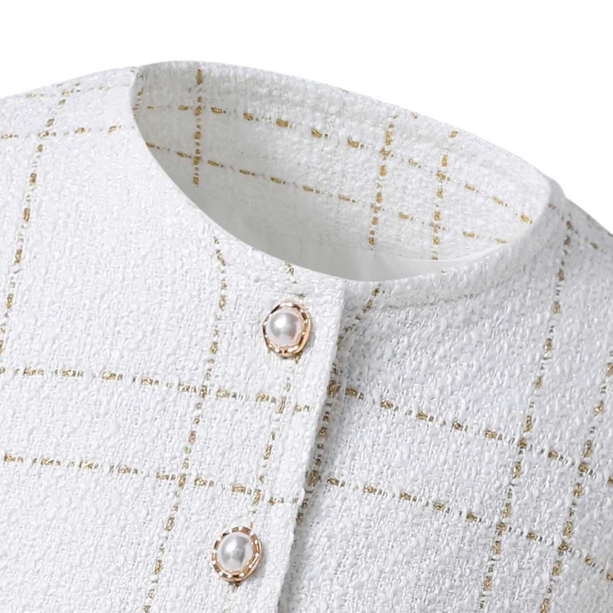 3pcs Girl Clothes Set Teenager Girl Suits Jacket Coat Skirt Sweatshirt Turtleneck Elegant Plaid Kid Children Clothing Plus Size L2509263DHX