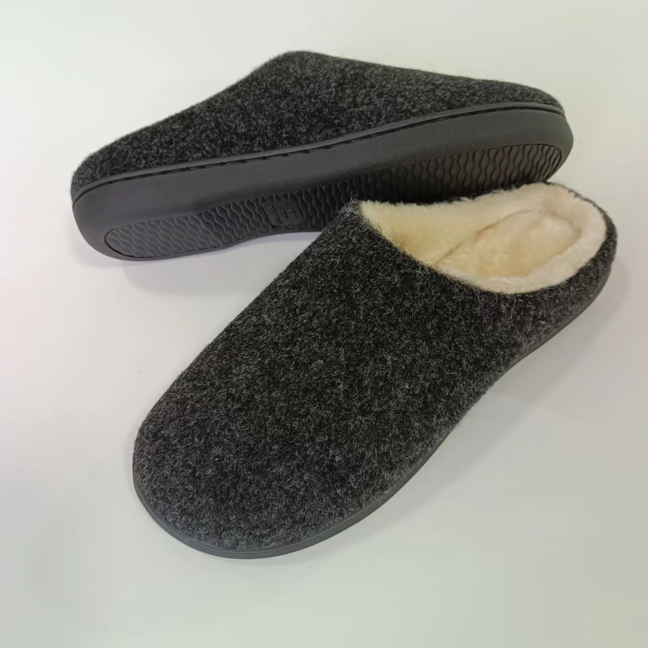 Memory Foam Nordic Style Extra Large Men's Indoor Cotton Slippers Size ddmymarket