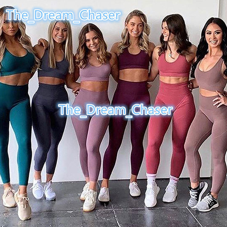 Multiple Styles Athletic Wear Women Active Wear Set Sport Bra High Waisted Workout Leggings Seamless Yoga Set