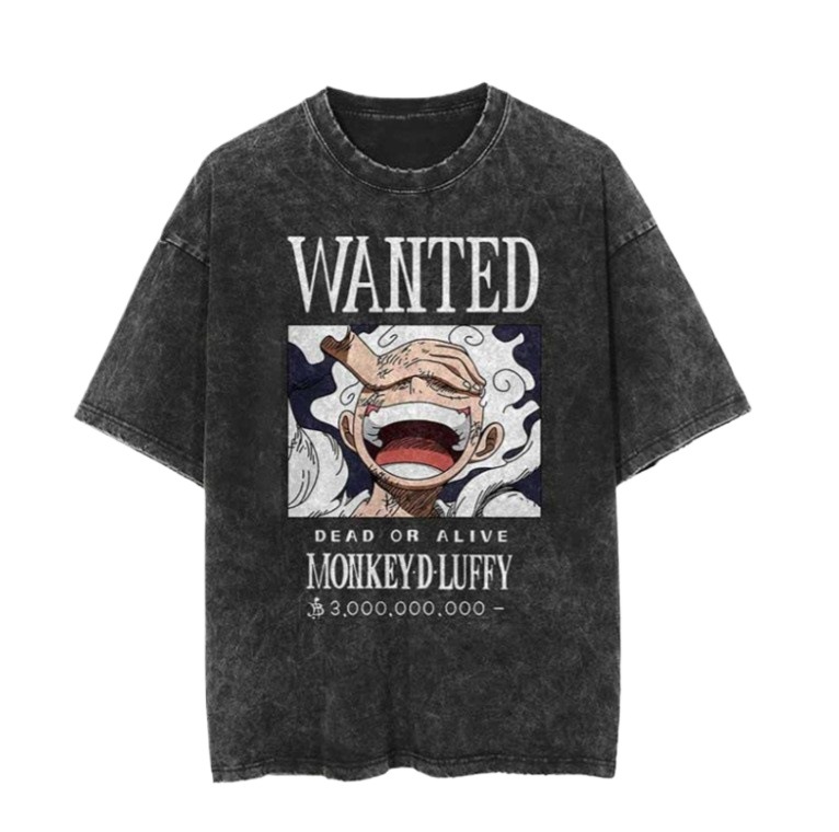 European & American Washed Vintage Short-Sleeve T-Shirt American Retro Anime Short-Sleeve T-Shirt - TT8463