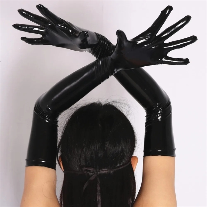 Sexy Pvc Shiny Glov… - image