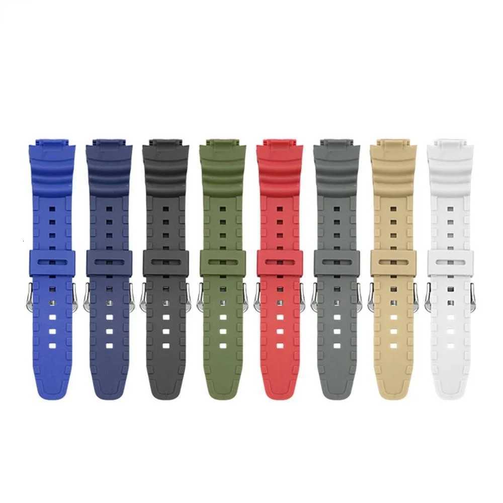 18mm Rubber Watchband For AQS810W S800W AE1000W SGW400H 300H 500H W735H Silicone Strap Wrist Band Bracelet Watch Correa W250928