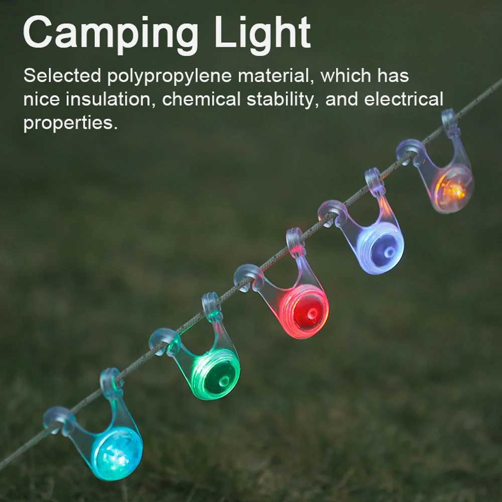 10pcs Tent String Light Tent String Light Guard Rope Hangings Lights Outdoor Camping Ambient Light IPX4 Waterproof C250928