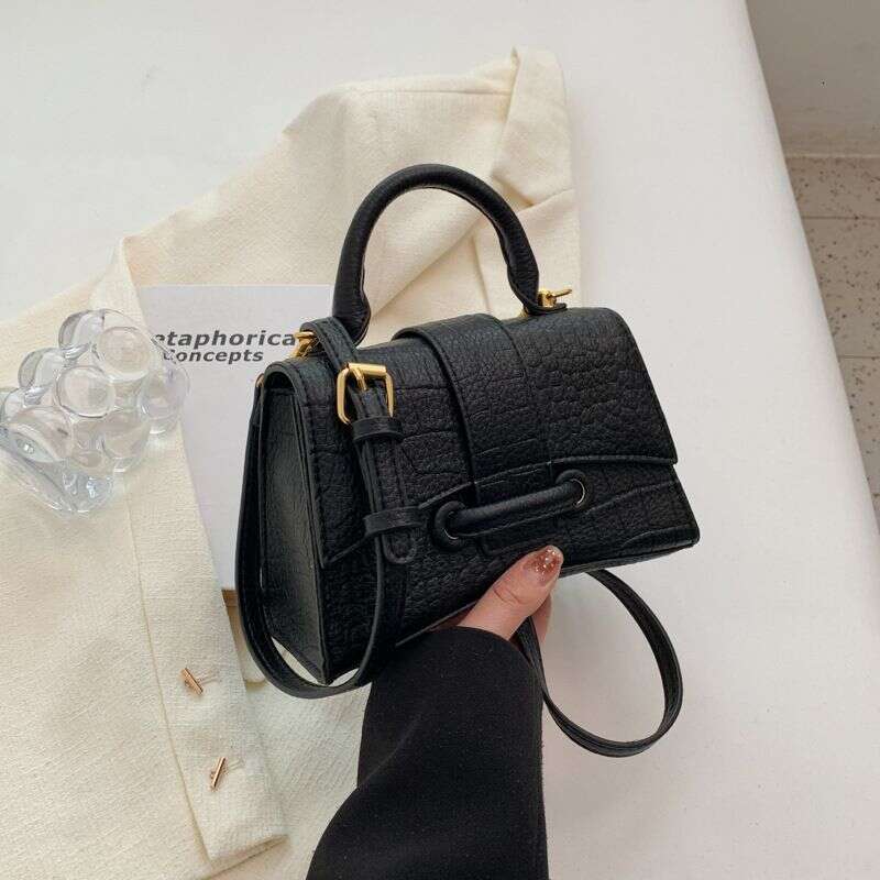 Handbag Women's Fashion Crocodile Print Single Shoulder Crossbody Bag