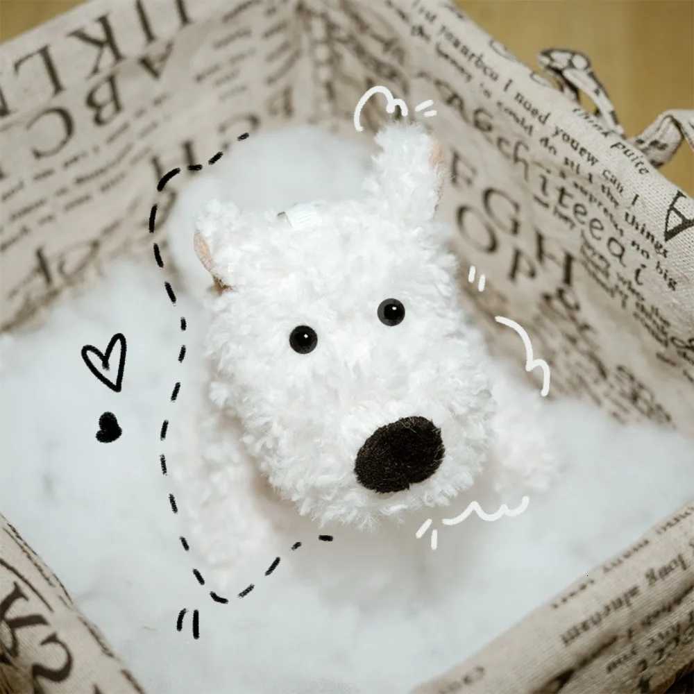Plush Pendant Cute West Highlands Plush Puppy Doll Cartoon Pendant Doll Keychain Bag Pendant Kids Gifts KawaiiXJ250928