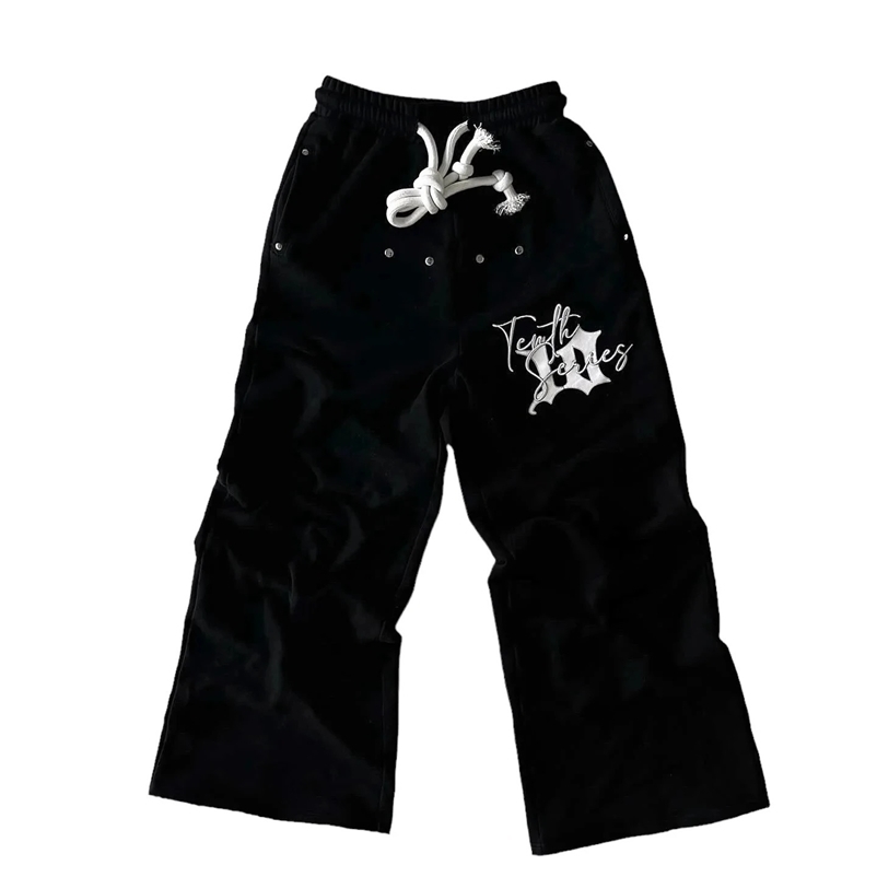 Y2K Street Sports Pants for Men and Women Joggers Harajuku Hip Hop Alphabet Embroidery Oversized Pants Gothic Casual Trousers 240924