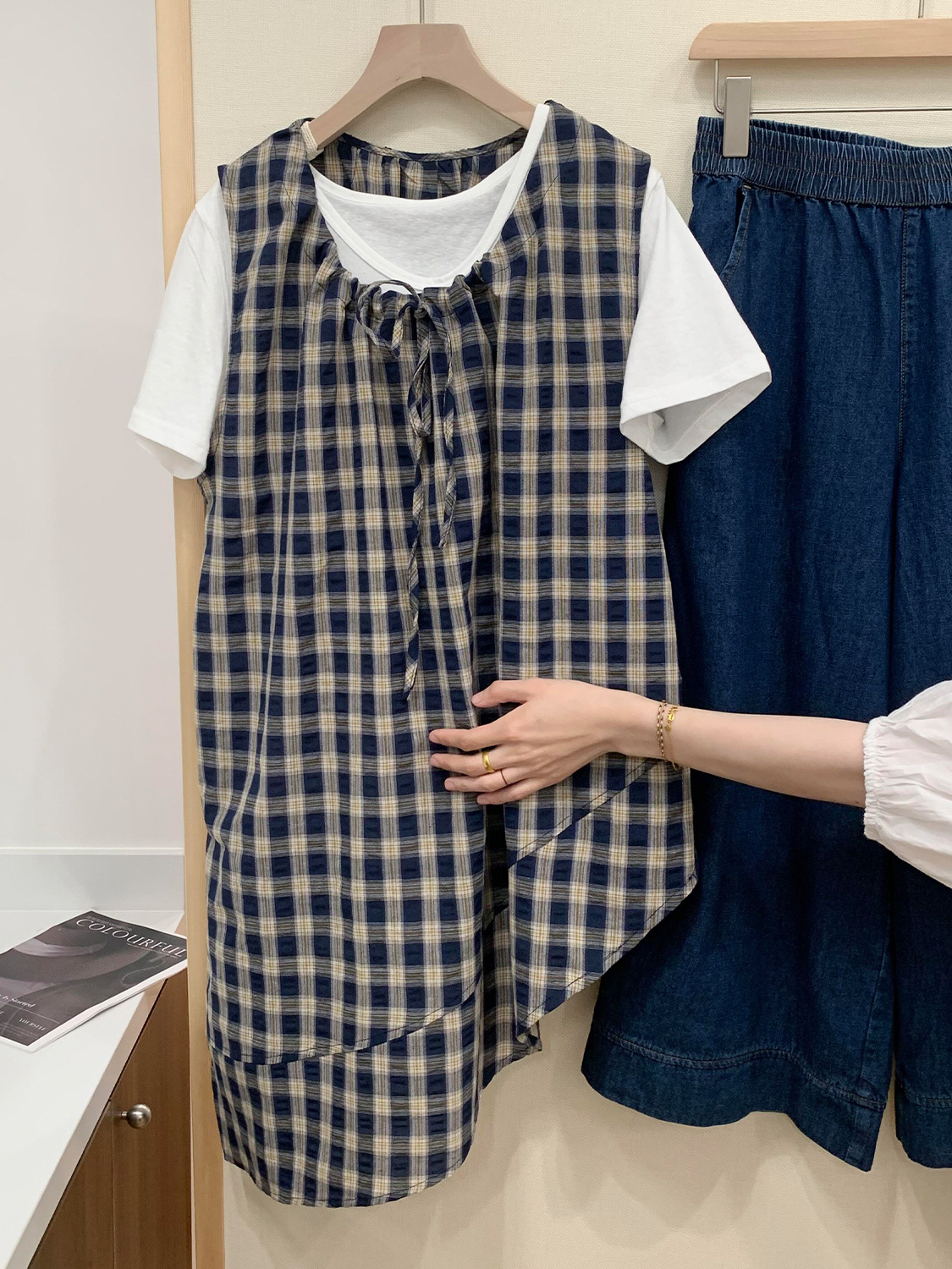 GC171 Summer new irregular sleeveless vest dress