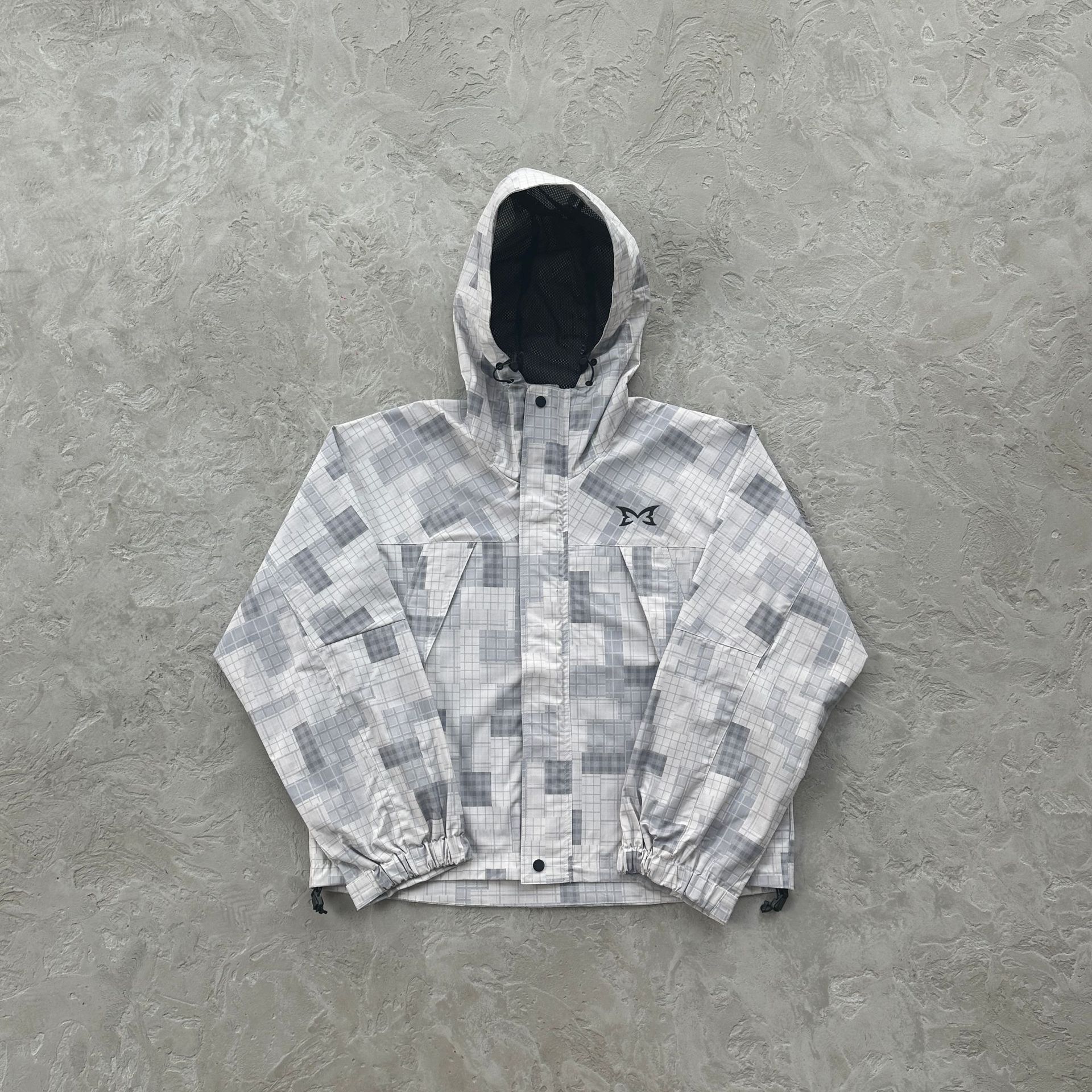 Men's Hoodies Mertra Luxurious Design Patchwork Checkered Sportswear Set Grey Hoodie Jacket UK Hooded Windbreaker Hip-hop Men And Women