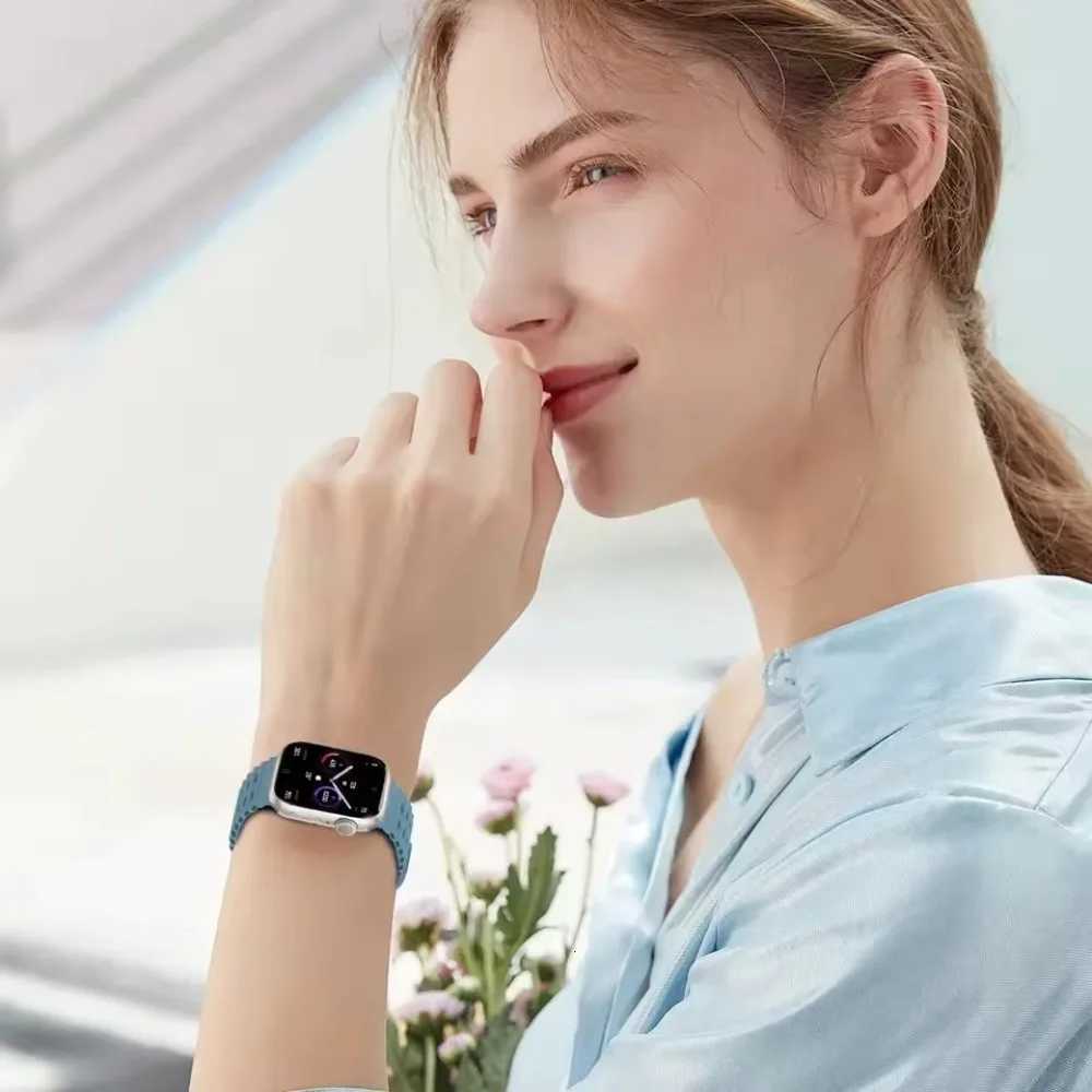 Ocean Silicone Strap for Apple Watch Band Ultra 321 49mm Series 11 10 46mm Comfortable Band IWatch 9 8 7 6 5 4 SE3 45mm 44mm W250928