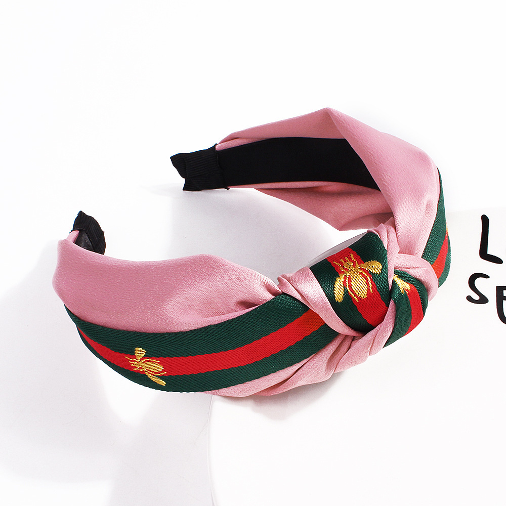 Cute Women Elegant headband knot simple fashion multi-color head hoop girl vocation 250711