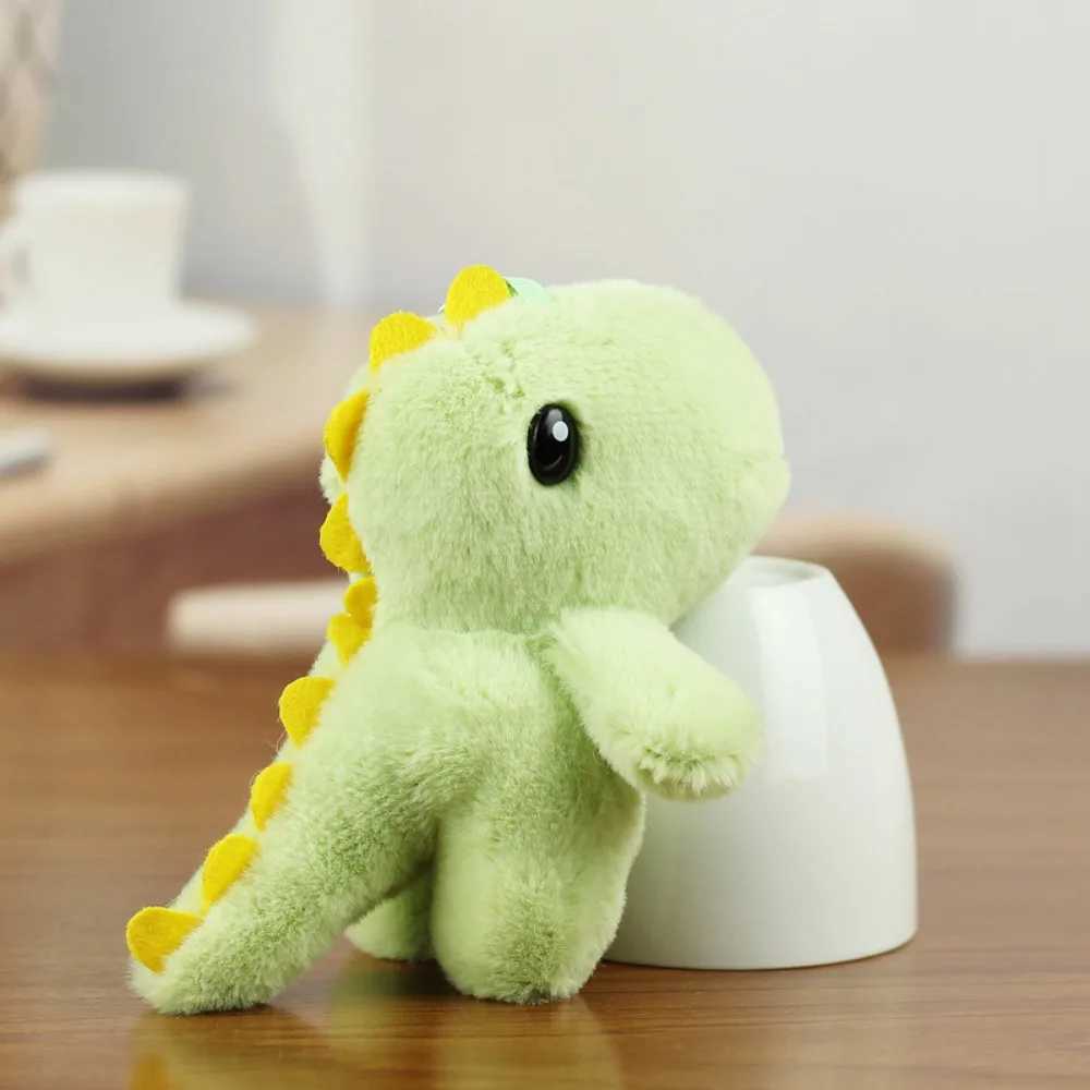 Cute Dinosaur Doll Plush Keychain Toy Backpack Car Hanging Keyring Animal Pendant Decorative Accessories Ornament GiftsXJ250928