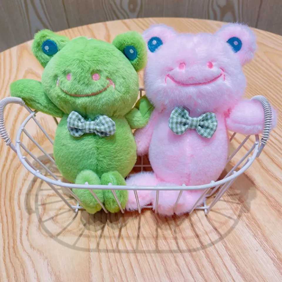 Creative Soft Frog Plush Keychain Cartoon Stuffed Funny Frog Pendant Plush Toys Frog Doll Keychain Backpack DecorXJ250928