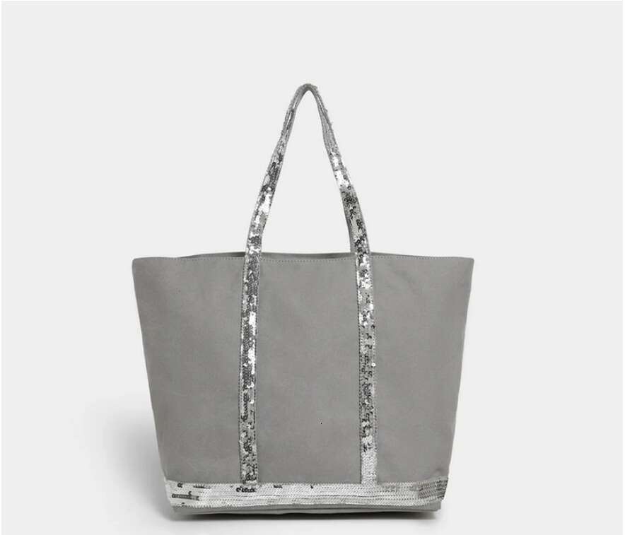 Designer Bags Women Glitter Shoulder Casual Travel Canvas Handbag Sequin Large Capacity Tote Solid Color Fashion Vintage Commuter Bag Hot Selling
