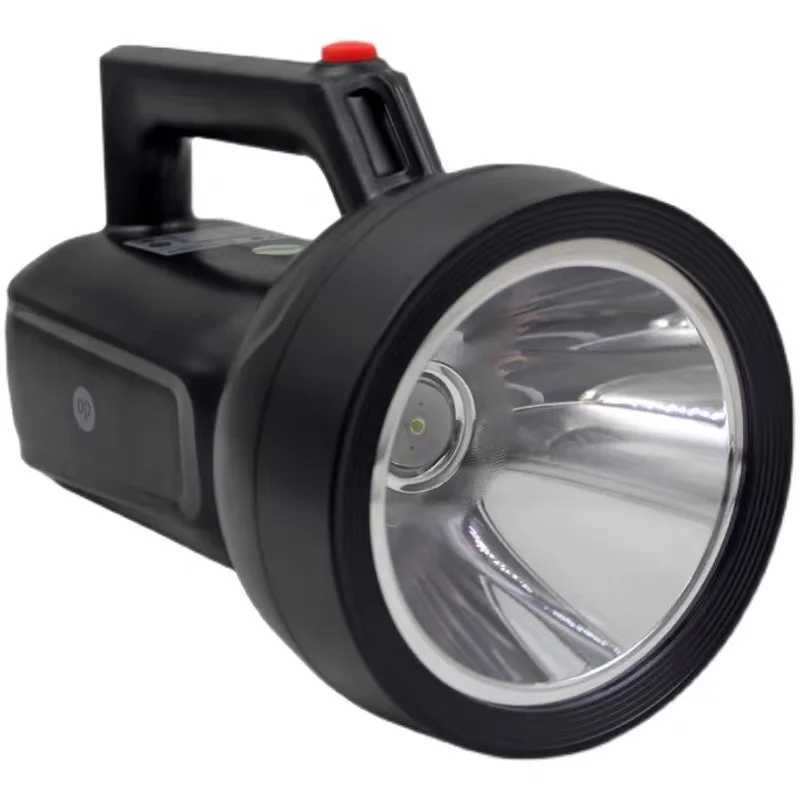 High Light LED Searchlight 8000mAh Long Range camping light USB Rechargeable Work Light Waterproof Outdoor Bright Flashlight C250928