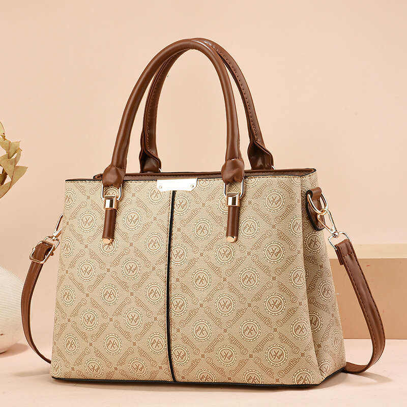 2025 New Fashion Handbag Korean Style Textured Single Shoulder Printed Crossbody Bag for Women