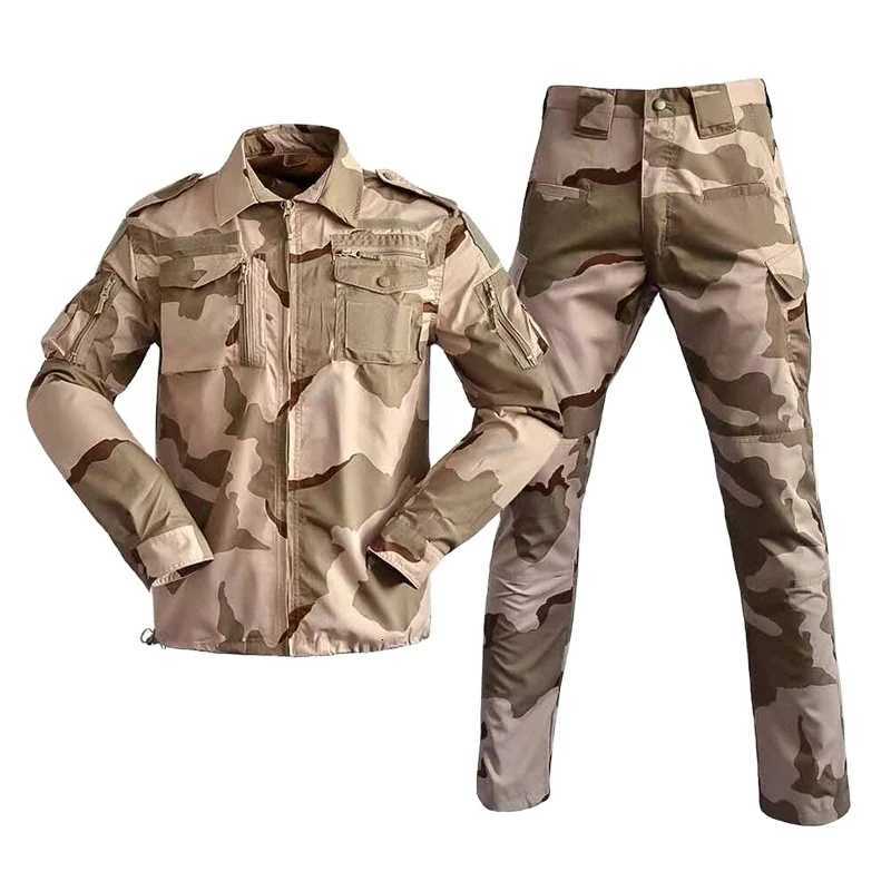 Olive Green Tactical Uniform for Mens Tactical Camouflage Combat Shirts Suit 728 Outdoor Uniform Hunting Uniform Work Clothes W250928