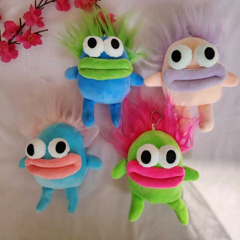 Sausage Potato Girl Braid Lord Plush Doll Fury Ugly Cute Keychain Backpack Small Pendant LlaveroXJ250928