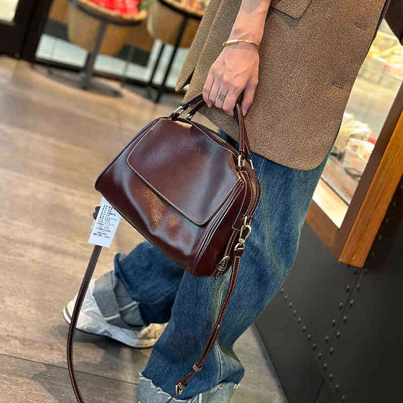designer bag Luxury bag Cowhide Genuine Leather Handbag for Women New Versatile Large Capacity Pillow High-end Fashion Single Shoulder Crossbody Bag