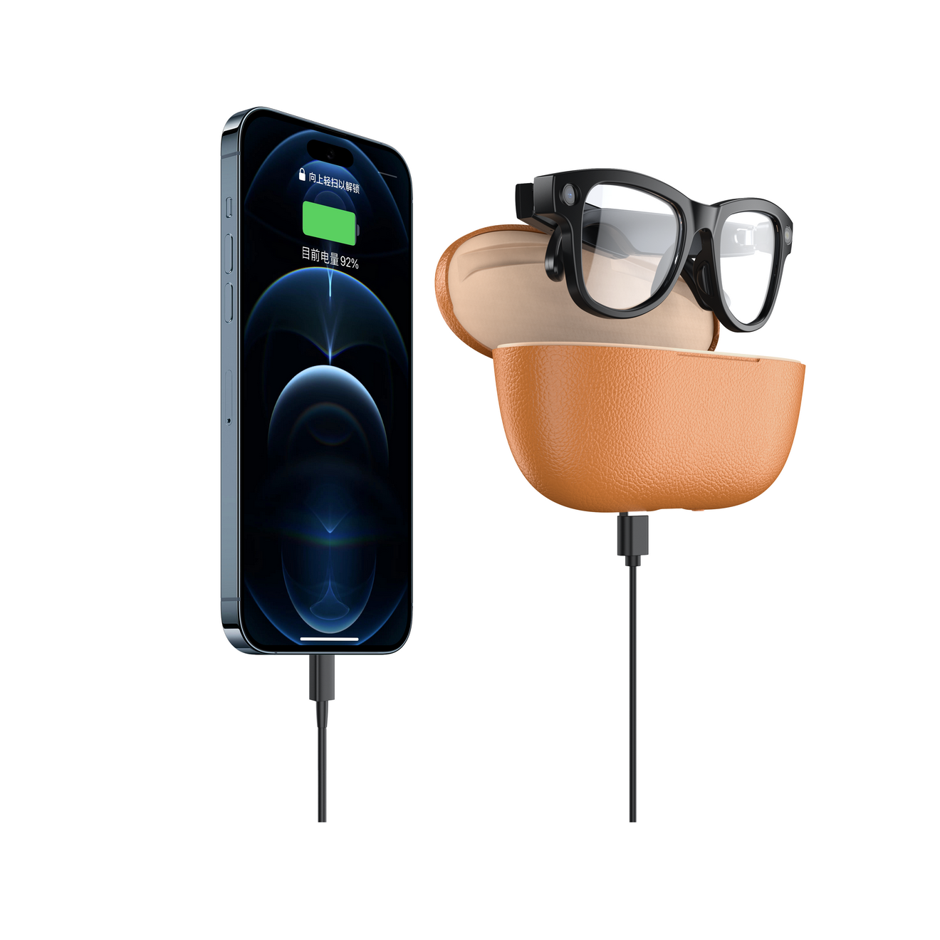 AI Smart Glasses with Sony 8MP Camera, Instant Translation, Music Calls, ChatGpt AI Assistant, Mic Noise Cancellation for Work Travel 2025 Version EIS Stabilization