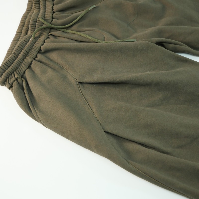 Men's Casual Cotton Blend Pants with Unique Embroidered Design-06011