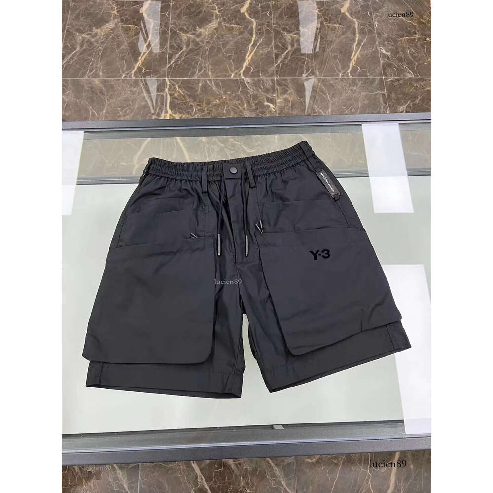 Black Cargo Shorts | Summer Y 3 Strtwear Style | Breathable Valentines Gift L250604
