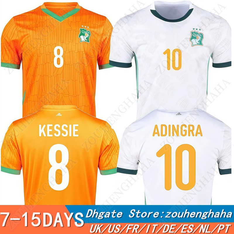 Ivory Cote dIvoire Soccer Jersey Vintage CoastS 2024 25 d'Ivoire Football Shirt Tops Camiseta Futbol Men Home Away Trikot Player version Fans