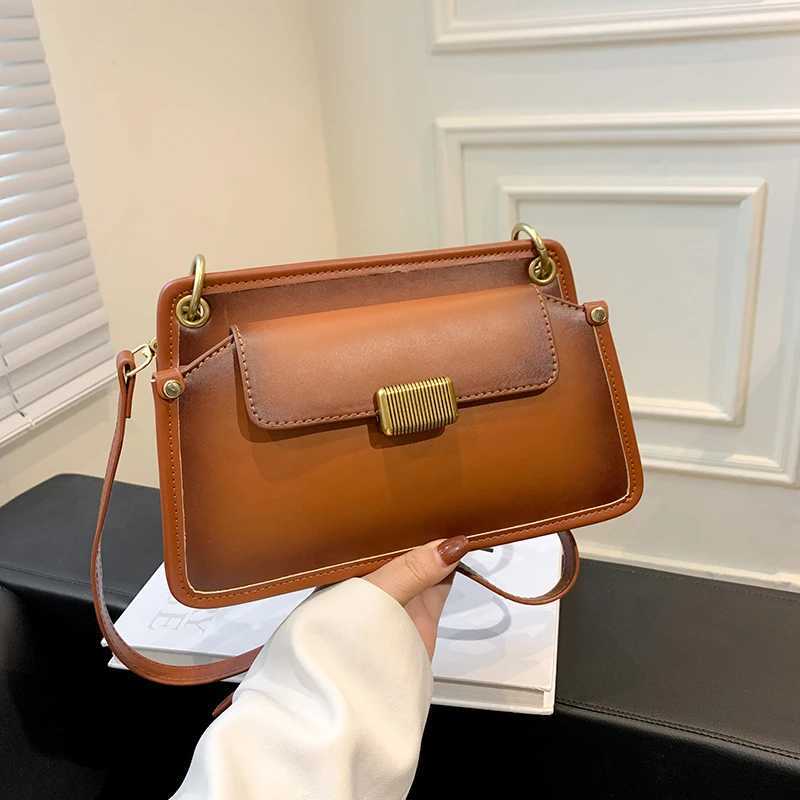 New Fashion Leather Crossbody Bag For Women Elegant Minimalist Tote Handbag With Large Capacity Solid Color Design Z250928