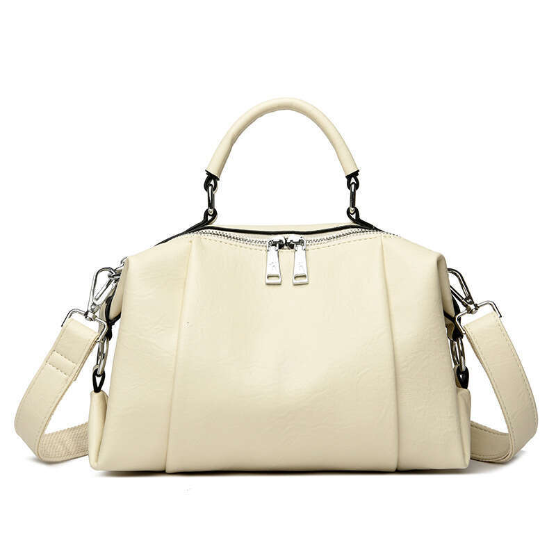 designer bag Luxury bag Light Luxury Genuine Leather Handbag Boston Pillow New Trendy Fashion Large Capacity Shoulder Crossbody Bag for Women