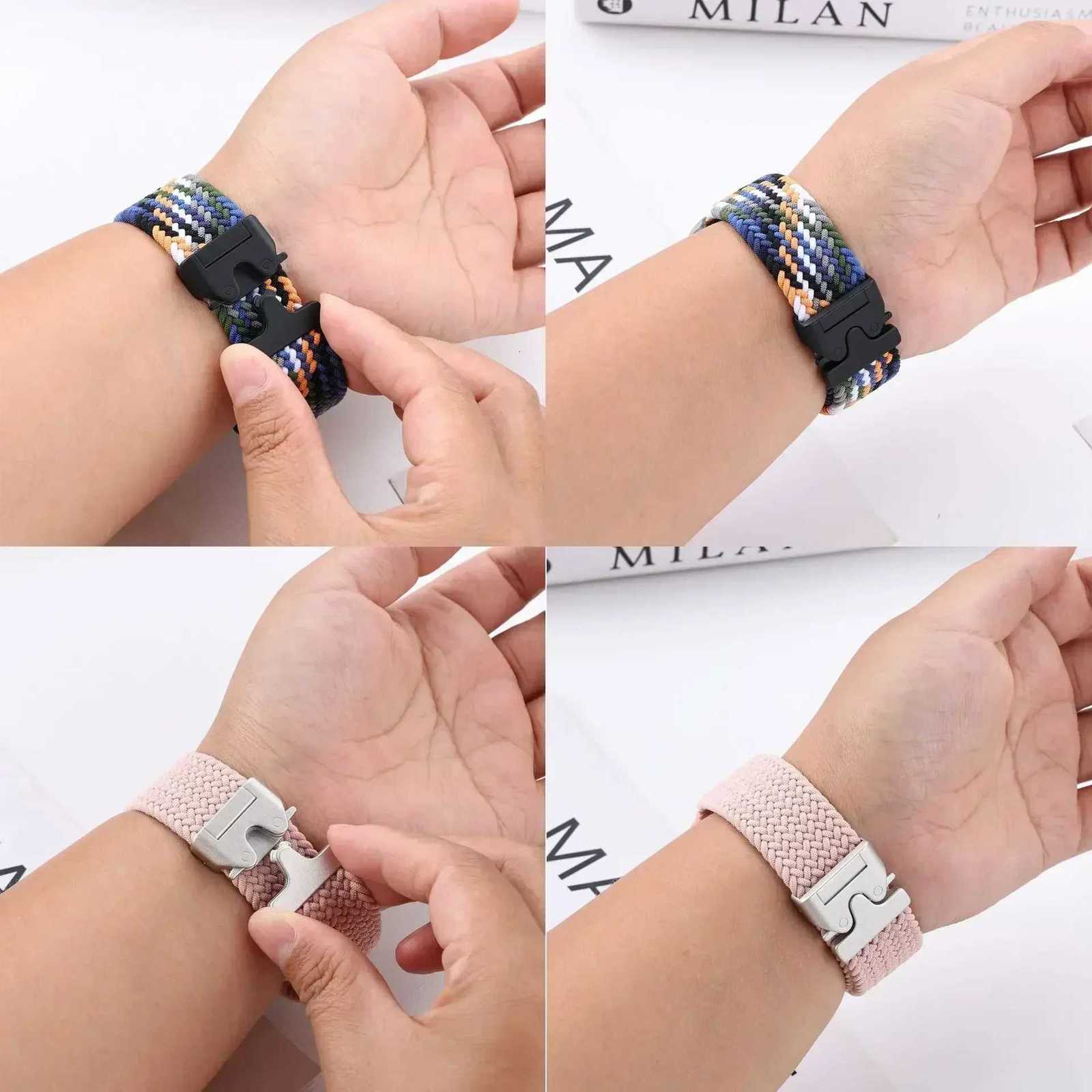 Parachute Braided Strap For Apple Watch Ultra 32 Band 49mm 46mm 45mm 42mm 44mm 41mm Nylon Bracelet iWatch 11 10 9 8 7 6 SE Belt W250928