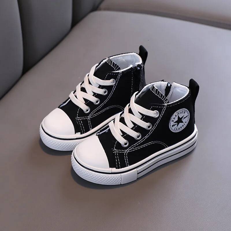 Children's Canvas Shoes Designer With Soft Soles Comfortable And Casual Luxurious Breathable Board For Boys Girls Autumn New