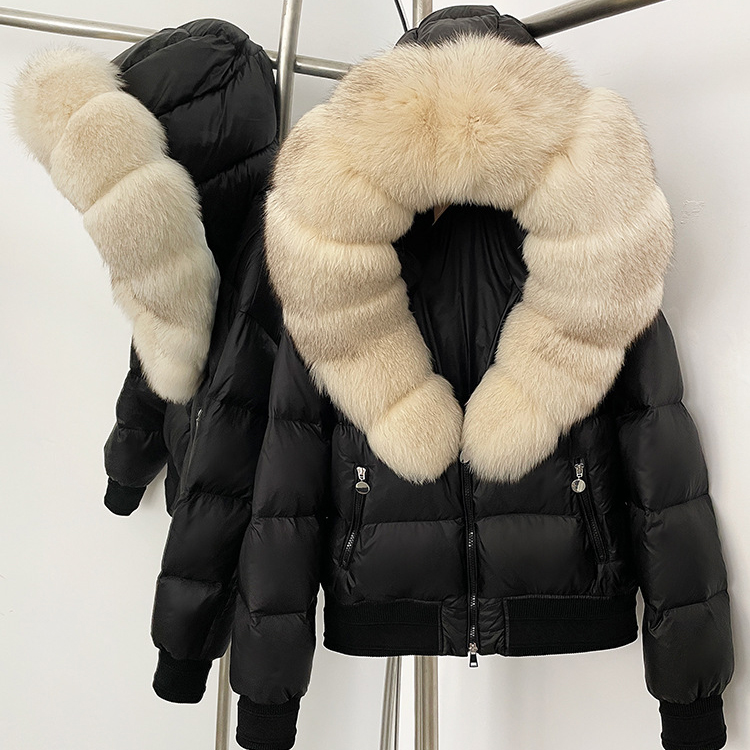 Warm Womens Padded Winter Coat - Fashionable Mountaineering Jacket with Durable Duck Down Insulation