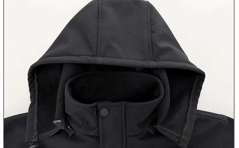 Men Winter Autumn Fleece Jackets Tactical Waterproof Suits Outdoor Hiking Camping Tracksuits Coats Thermal Pants Men Clothing W250928