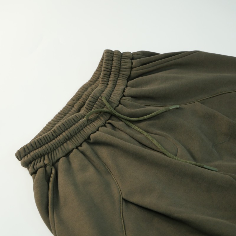 Men's Casual Cotton Blend Pants with Unique Embroidered Design-06011