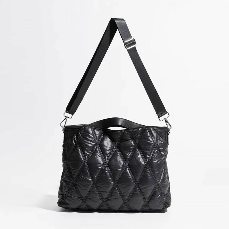 Fashion Lingge Quilted Puffer Tote Designer Padded Women Handbags Casual Nylon Shoulder Crossbody Bags Large Capacity Bag high-quality