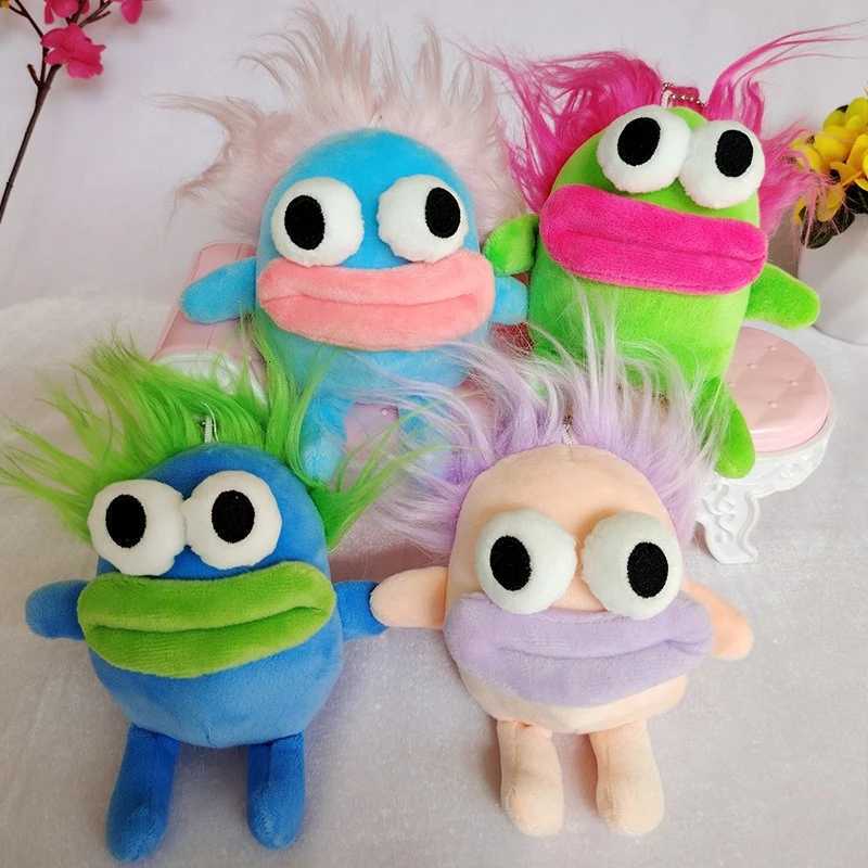 Sausage Potato Girl Braid Lord Plush Doll Fury Ugly Cute Keychain Backpack Small Pendant LlaveroXJ250928