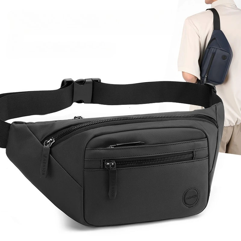 Unisex Waterproof Waist Bag Pack Male Belt Pouch Ladies Kangaroo Hip Phone Work Purse Travel Gear for Men And Women 250922