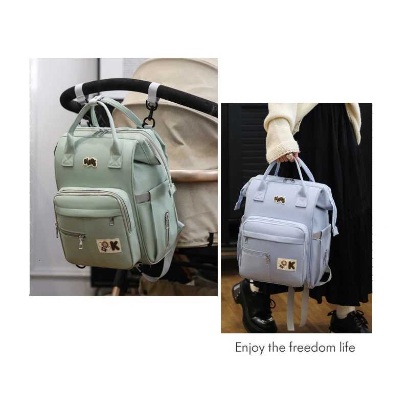 Baby Diaper Backpacks Nappy Bags Multifunctional Changing Bags For Mommy Travel Large Capaci Bag Outdoor Waterpoof ClothXJ250928