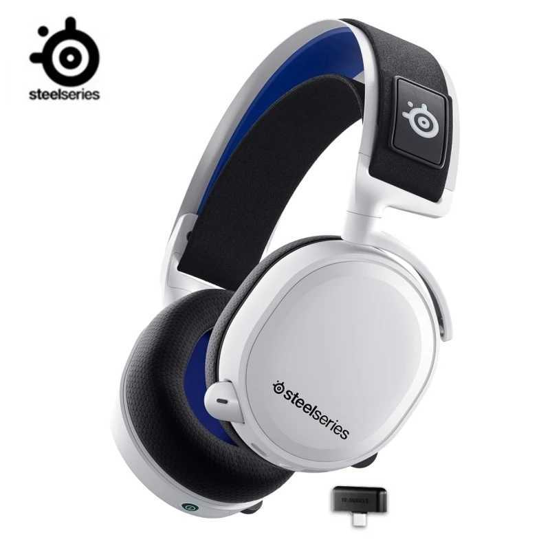 SteelSeries Arctis 7P Wireless Gaming Headset with Noise Cancelling Microphone for 4 5 and PC White Z250926