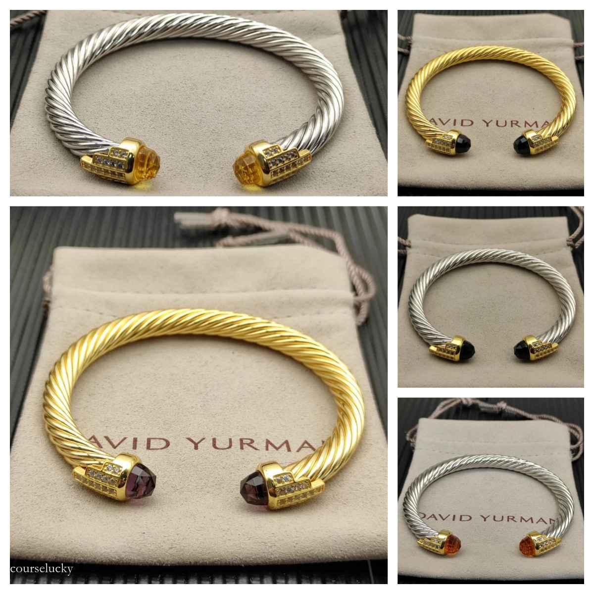 Davidlys Yurmanly Ring Bracelet Designer Bangle Charm Designer Classical Casual High Quality Ring Jewelry Advanced Light Bracelet 08E