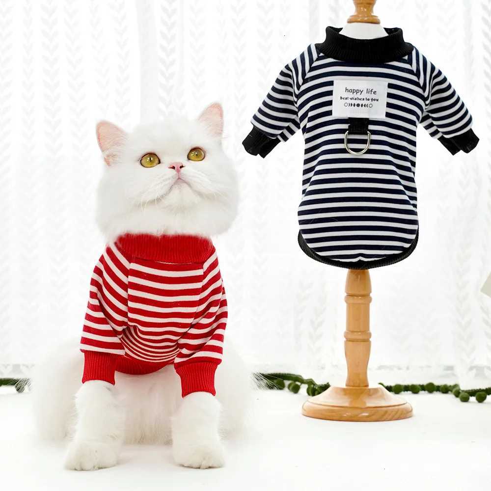 Dog Clothes for Small Dogs Striped Hoodies Autumn Winter et Pet Pullover Dog Wram Coat Chihuahua Yorkie Puppy Sweatshirt X250928