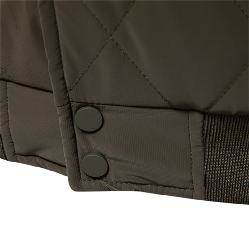 AIOPESON Mens Patchwork Thick Fleece Lined Baseball Bomber Jacket Winter Warm Outwear Jackets Coats for Men Y250906 - view 6