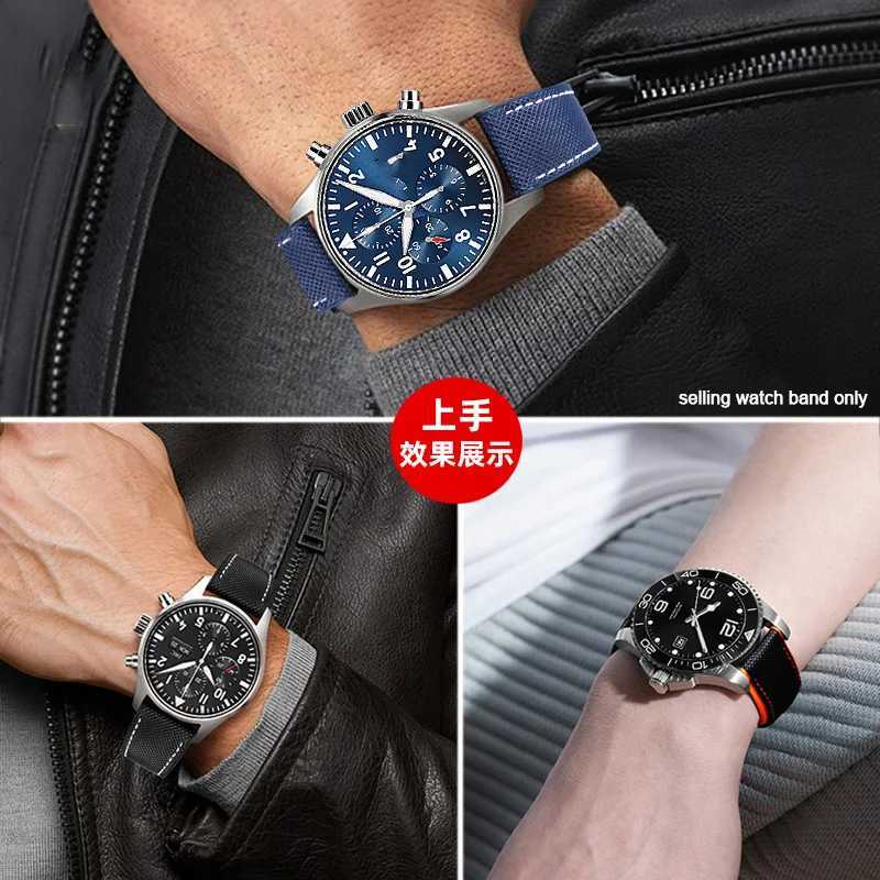 20mm 22mm 23mm 24mm Waterproof nylon rubber WATCHstrAP For omega Bracelet Yellow SilICONe WATCHband W250928