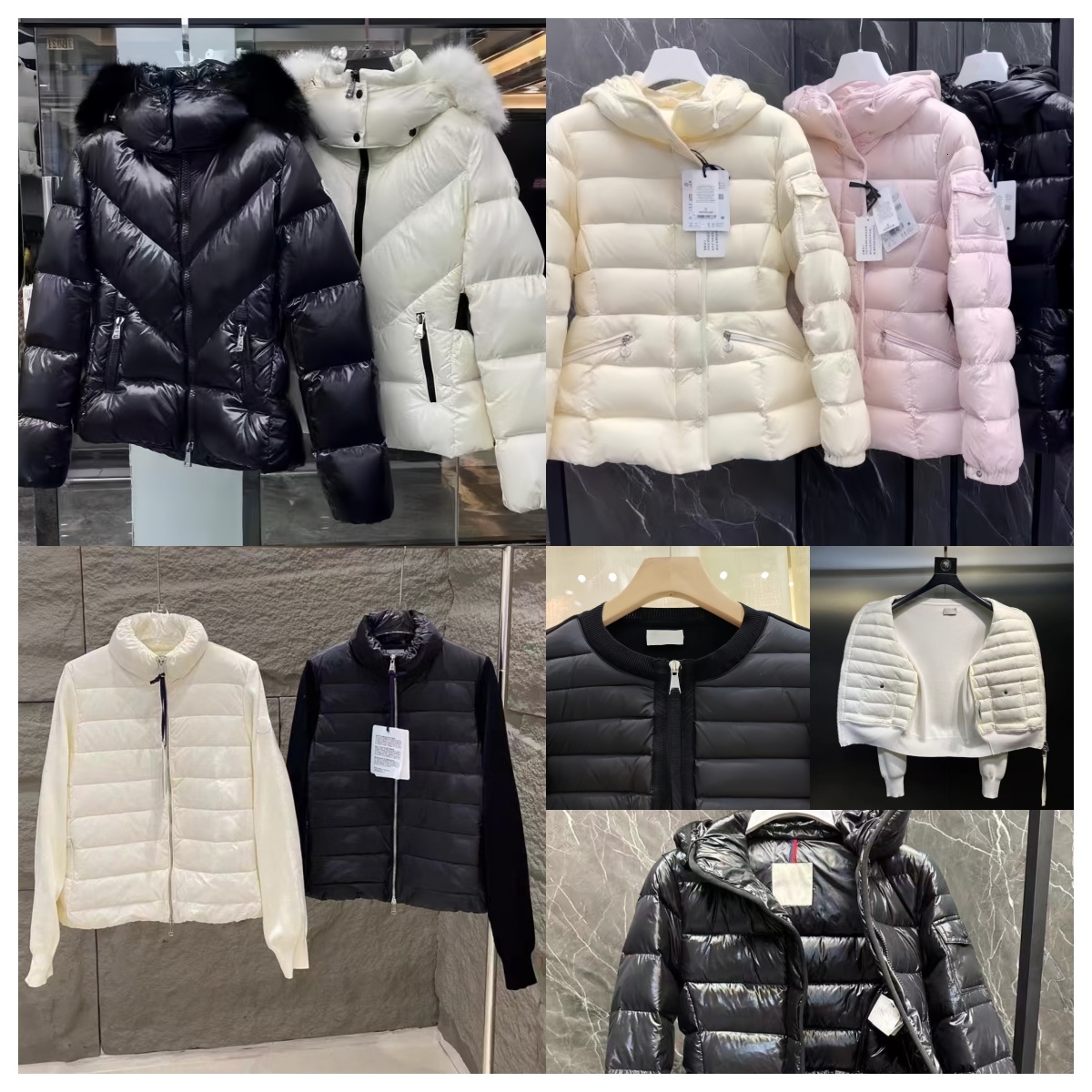 NEW Trend-Setting moncleirpufferjacket Designer Winter Women's Down Jacket Fashionable Luxury Knit Coat Outdoor Casual Down Jacket Women's Warm Coat 1ae