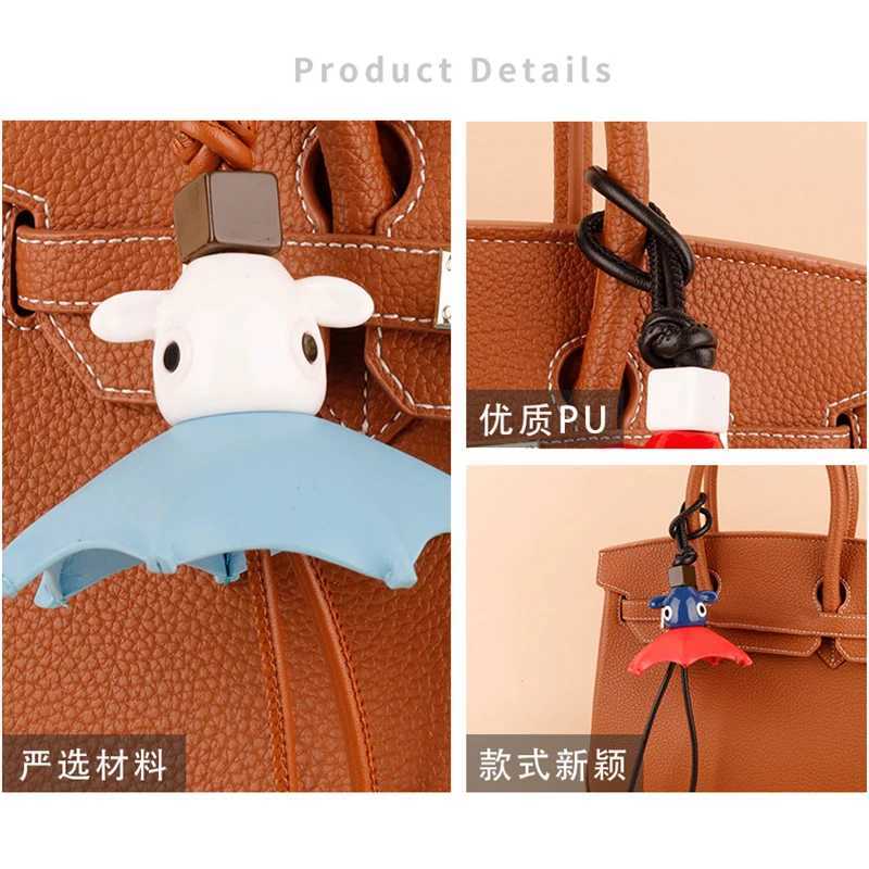 Luxury New Leather Elf Cute Bag Charm For Women Bag Fashion Highend Exquisite Workmanship Bag Decoration Bag Accessories Y250928qw