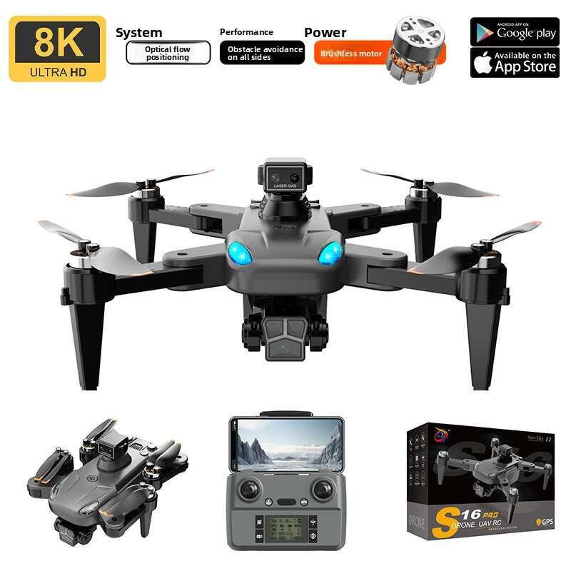 S16 Gimbal Aerial Photography Drone GPS Automatic Return Remote Control Aircraft Quadcopter Toy