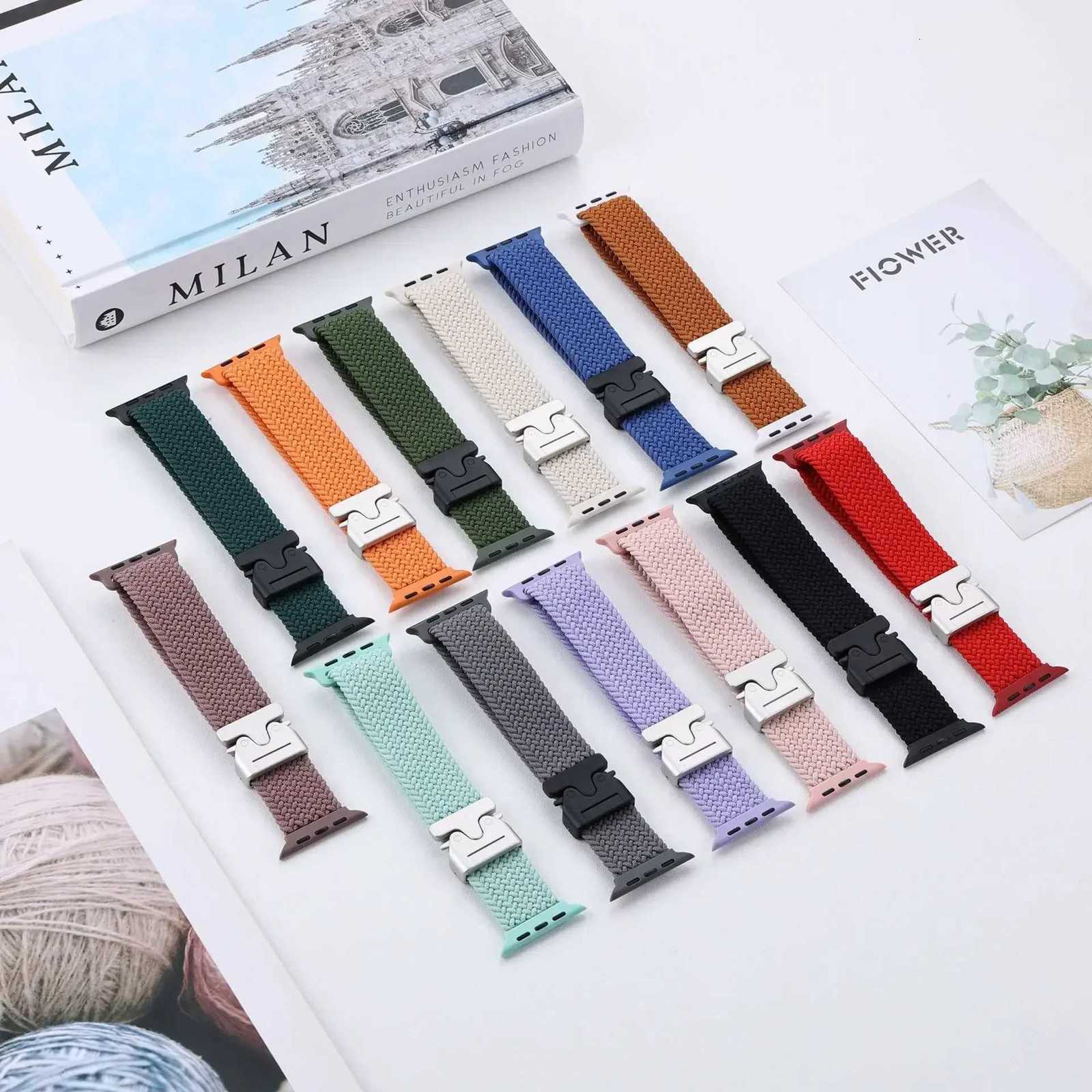 Parachute Braided Strap For Apple Watch Ultra 32 Band 49mm 46mm 45mm 42mm 44mm 41mm Nylon Bracelet iWatch 11 10 9 8 7 6 SE Belt W250928