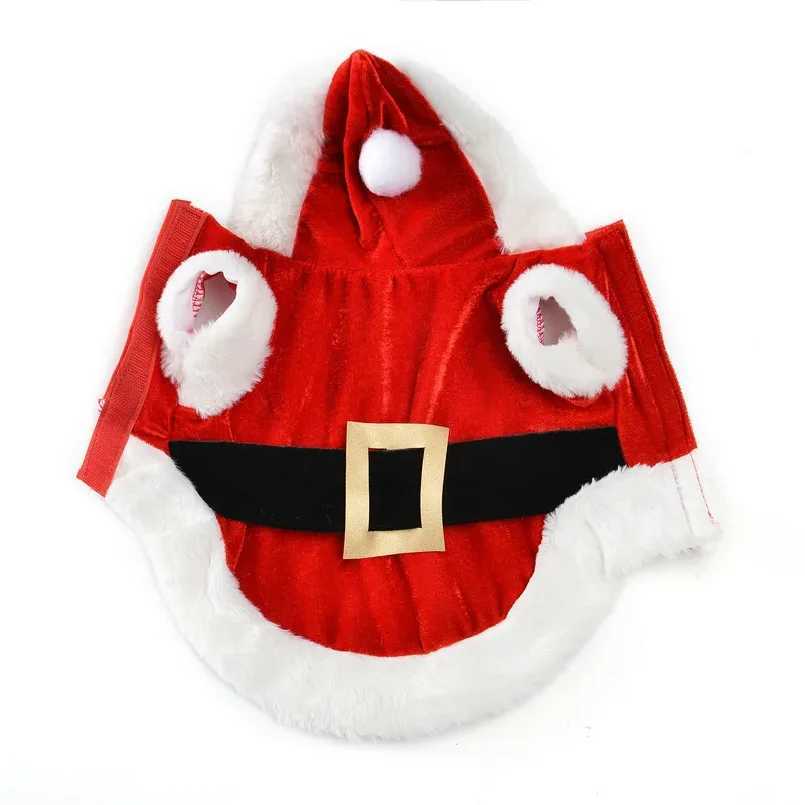 Santa Christmas Costume Clothes for Pet Small Dogs Winter Dog Hooded Coat ets Puppy Cat Clothing Chihuahua Yorkie Outfit X250928