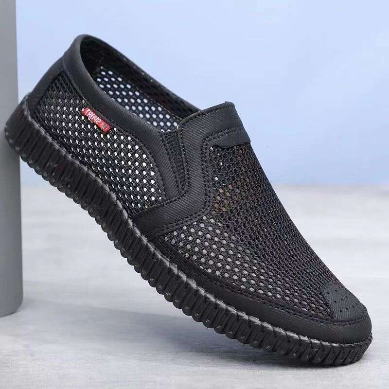 Beijiang Wolf Breathable Beijing Cloth Shoes Dad Summer Wear-resistant Non-slip Mesh Hollow Men's