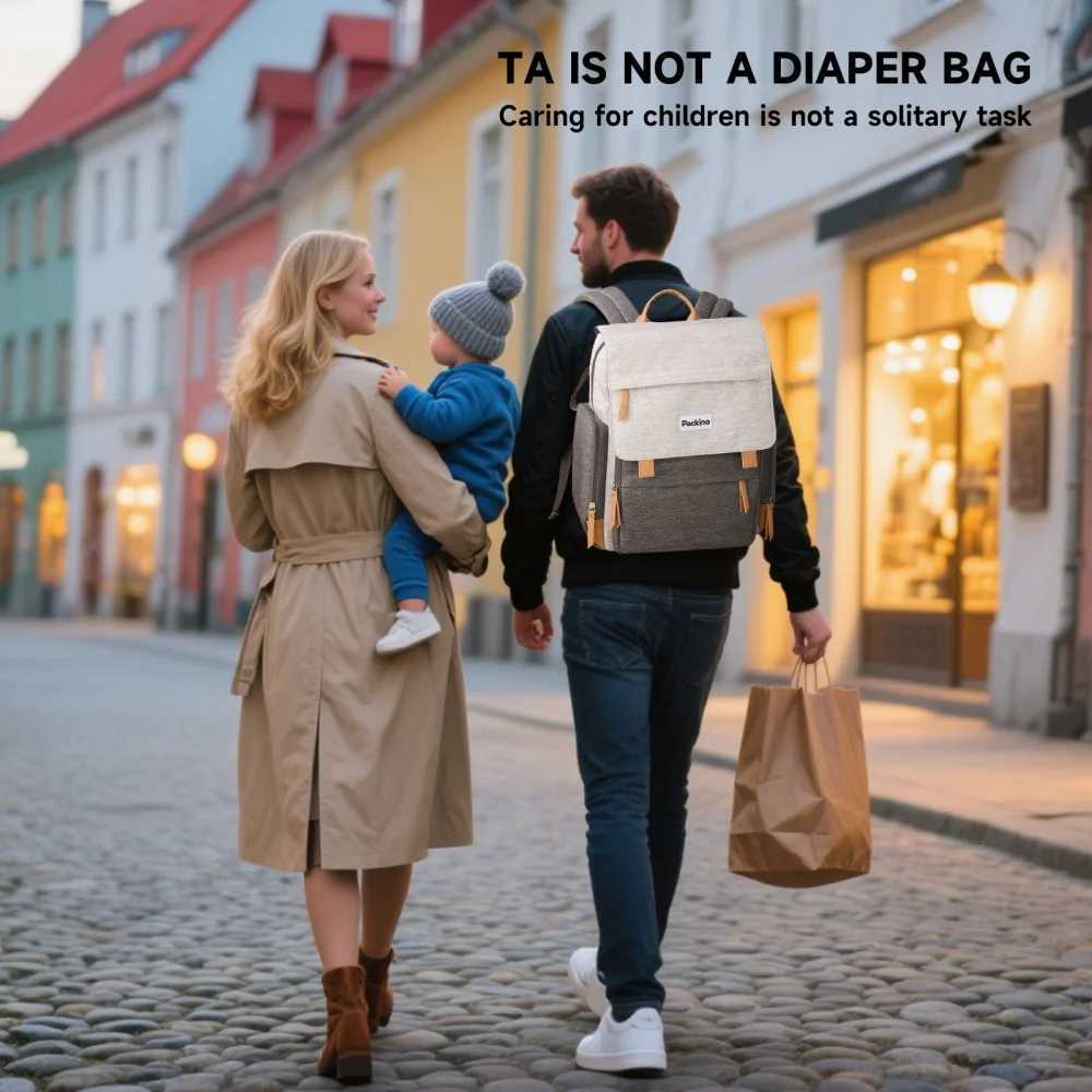 Insulated Diaper Bag Backpack with Stroller Straps Multipacks Mommy Bag Large Lightweight Baby Organizer Backpack for Mom DadXJ250928