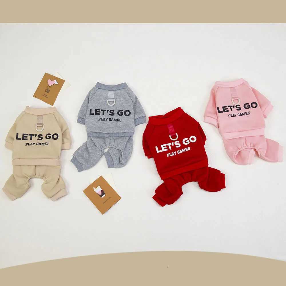 Pet Clothes Dog Clothing Autumn and Winter Small Dogs Sport 4Legged Hoodies for Dogs Fleece Puppy Sweatshirt Jumpsuit for Cats X250928